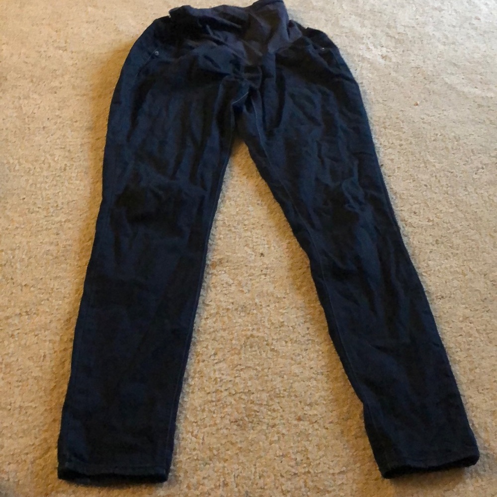 Dark Blue Maternity Jeans LONG